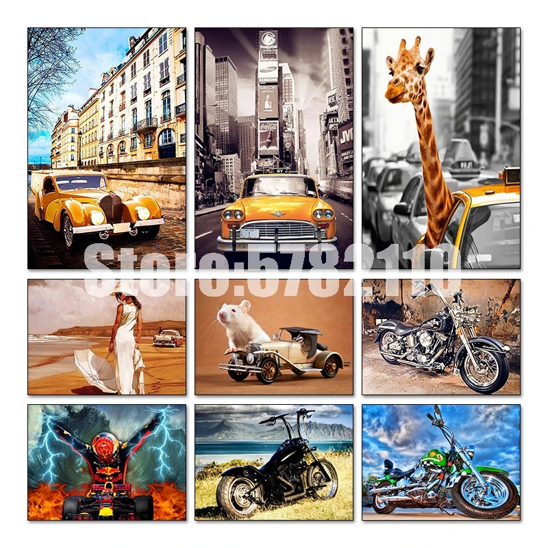 5d алмазная вышивка Жираф для автомобиля сделай сам крестиком роскошная мозаика