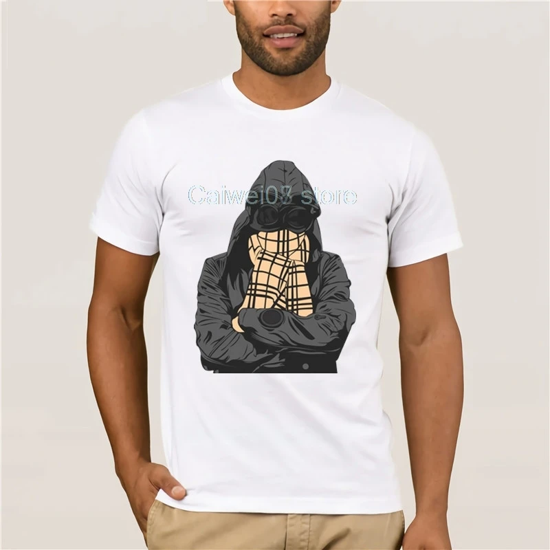 Модная мужская рубашка с коротким рукавом Футболка принтом хулиган Повседневная