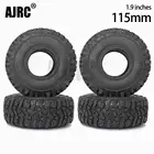 4 шт. резиновые шины 115 мм для гусеничного автомобиля 1:10 RC Crawler Axial SCX10 II JEEP 90046 d110 d90 90047 TRX-4 Defender G500 TRX-6 G63