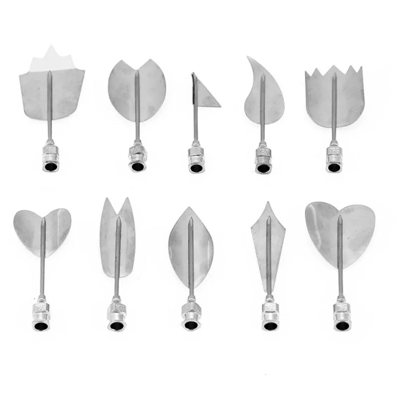 

10pcs/set 3D Jelly Flower Art Tools Jelly Cake Gelatin Pudding Nozzle Syringe Russia Nozzle Set Cake Decorating Bakeware Sets