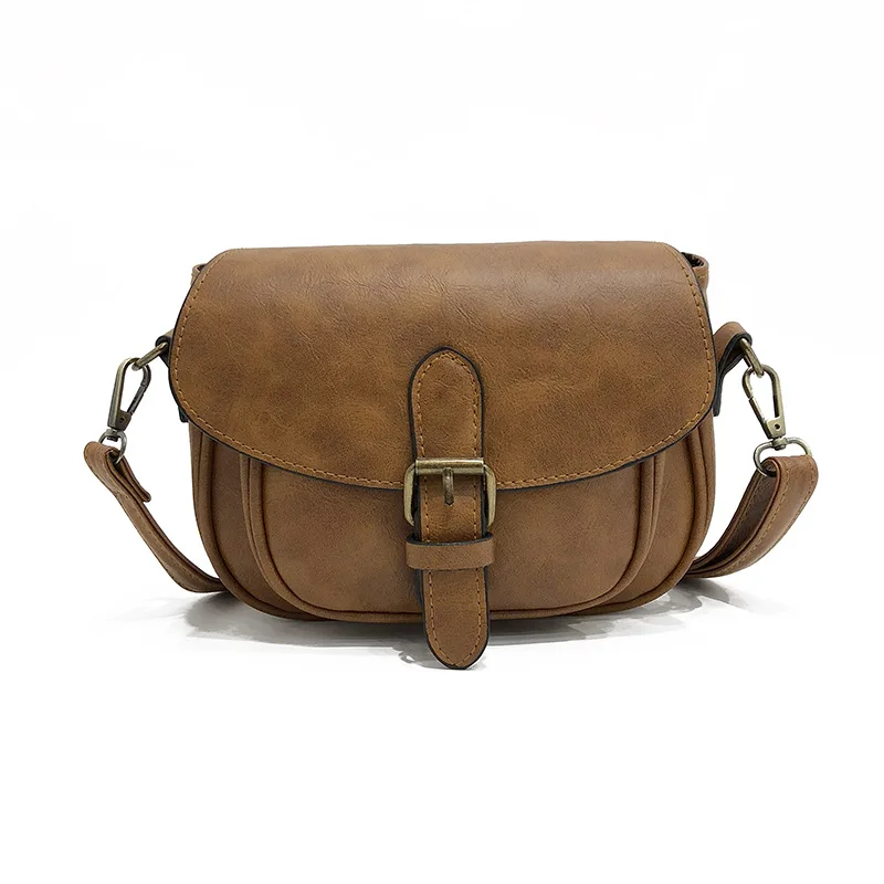 

2019 PU New Double Skin One Shoulder Slant Span Small Women's Bag Shoulder Bag Women Handbags