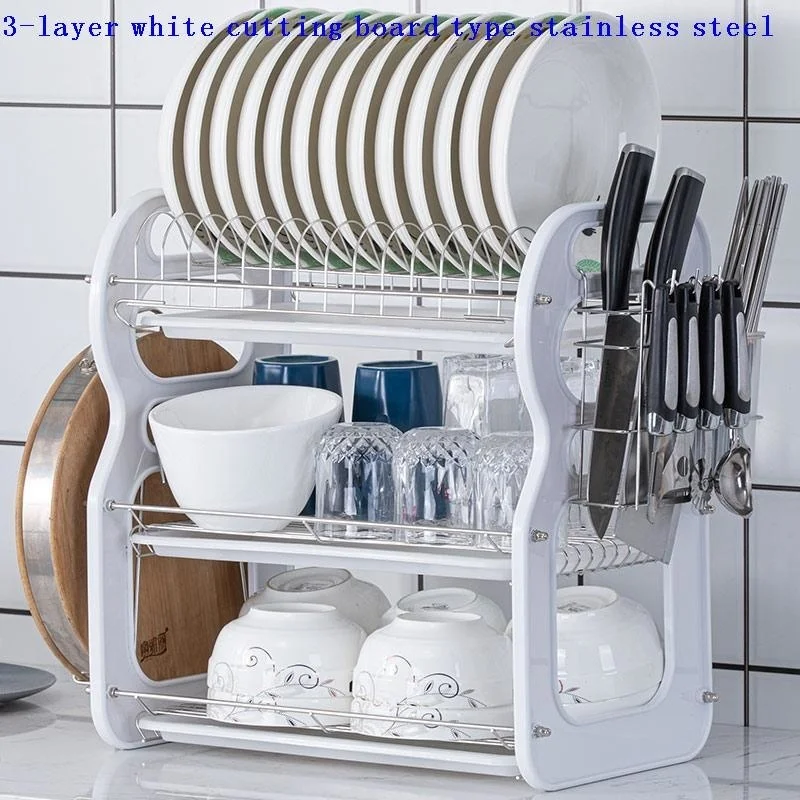 

Almacenaje Keuken Organizer Organization Organizador De Stainless Steel Dish Cocina Cozinha Mutfak Kitchen Storage Rack Holder