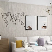 large size geometric world map wall sticker vinyl mural removable stickers home living room decoration accessories bedroo