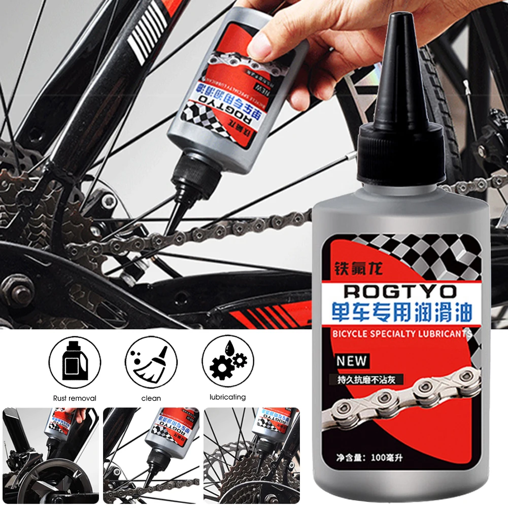 

100ml Bicycle Special Lubricant MTB Road Bike Chain Lube Oil Waterproof Protective Lube for Fork Flywheel Cycling Accessories