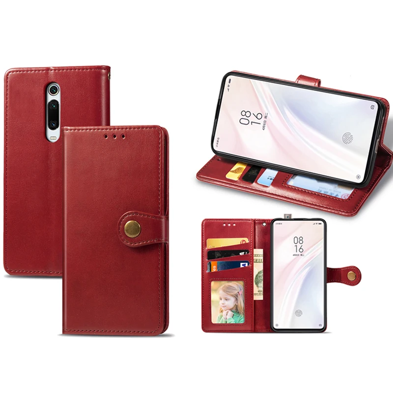 Кожаный чехол книжка для Xiaomi 9 9T Note 10 Pro A3 lite Redmi K20 5 Plus 6 6A 7 7A 8 8A 4 4X 8T|Чехлы-портмоне| |