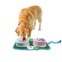 pet dog sniffing mat find food training blanket cat play toys dog mat for relieve stress puzzle sniffing pad