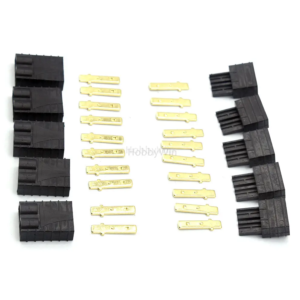 5 пар штекер Женский + мужской RC коннектор аккумулятора Подходит для TRAXXAS TRX разъем