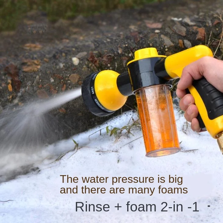 Новая стиральная машина пены зеленый водяной пистолет для мытья автомобиля