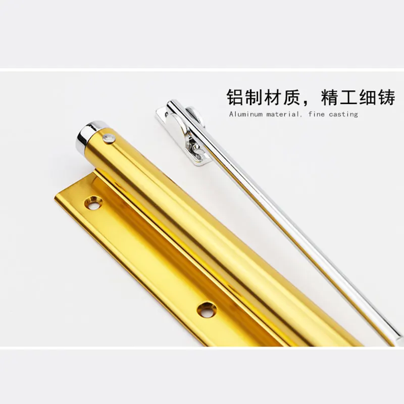 Дверной доводчик с одной пружиной регулируемое поверхностное крепление мини