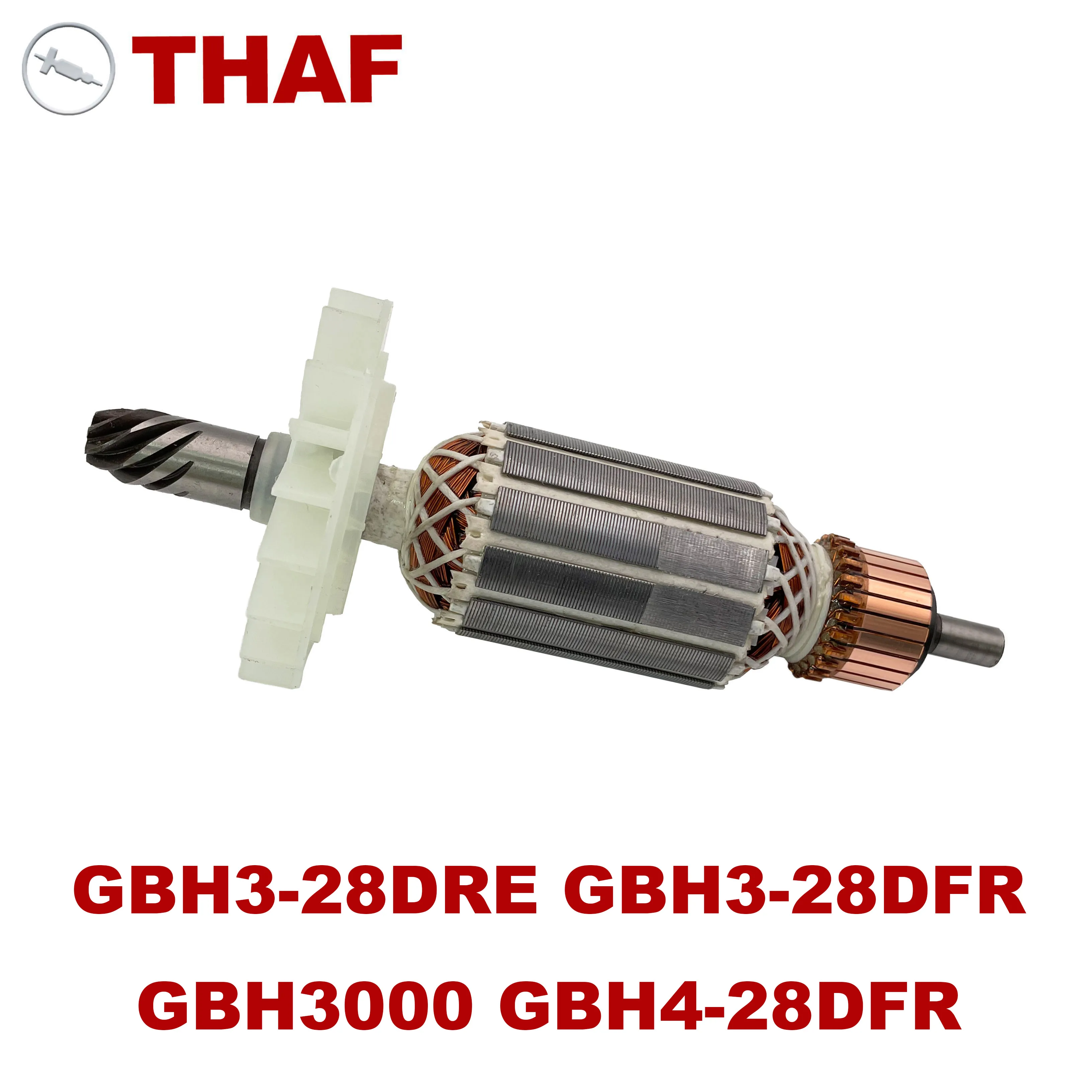 AC220V-240V Якорь ротор замена для BOSCH Перфоратор GBH3-28DRE GBH3-28DFR GBH3000 GBH4-28DFR