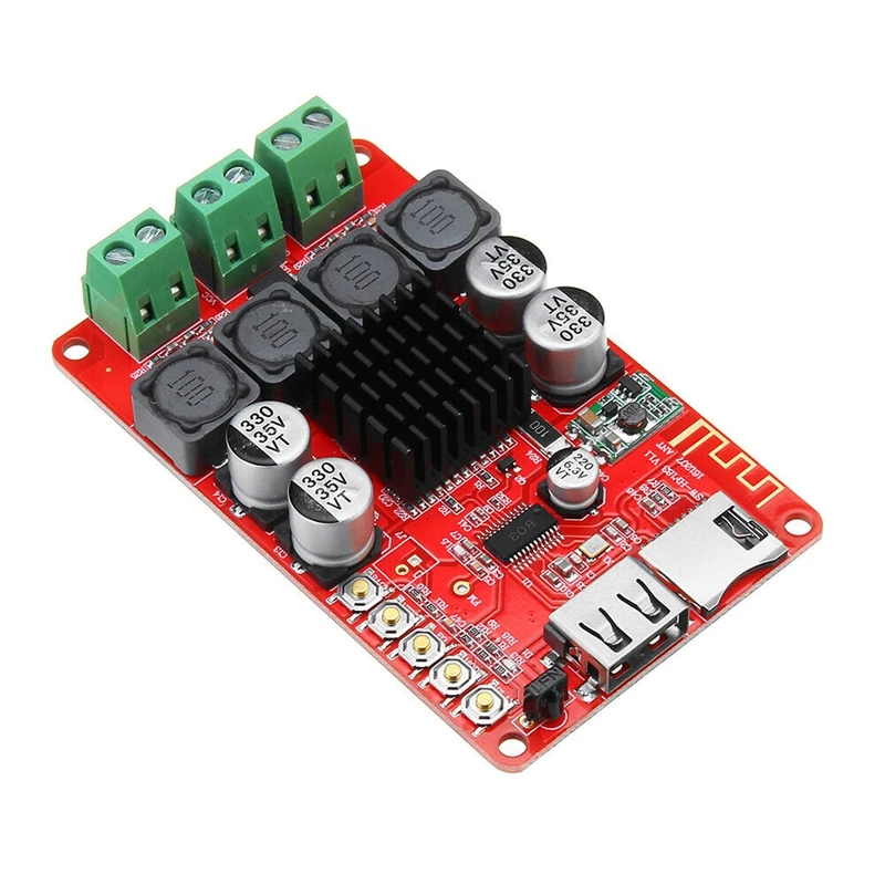 HF183 TPA3116 2X50W цифровой Bluetooth приемник модуль усилитель плата с пультом