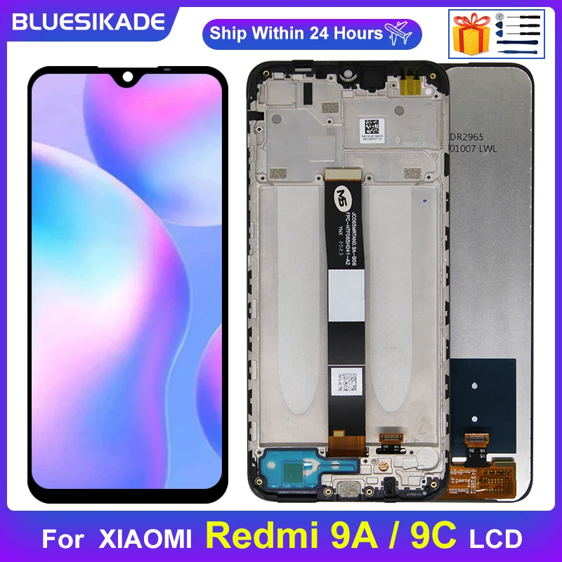 

ЖК-дисплей 6,53 дюйма для Xiaomi Redmi 9A, сенсорный экран с дигитайзером для XIAOMI Redmi 9C, дисплей M2006C3LG M2006C3LI, замена