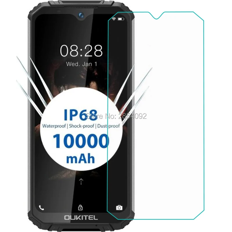 

Закаленное стекло для oukitel wp6 ip68, 2 шт., защита для экрана, Защитная пленка для oukitel wp 6, переднее стекло 6,3 дюйма