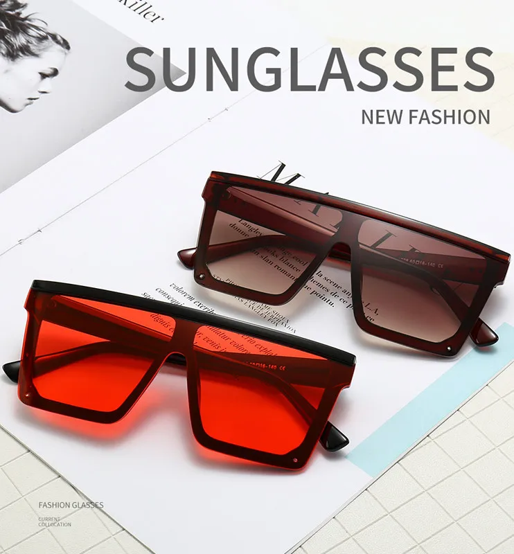 Квадратные Солнцезащитные очки для мужчин и женщин зеркальные модные солнечные