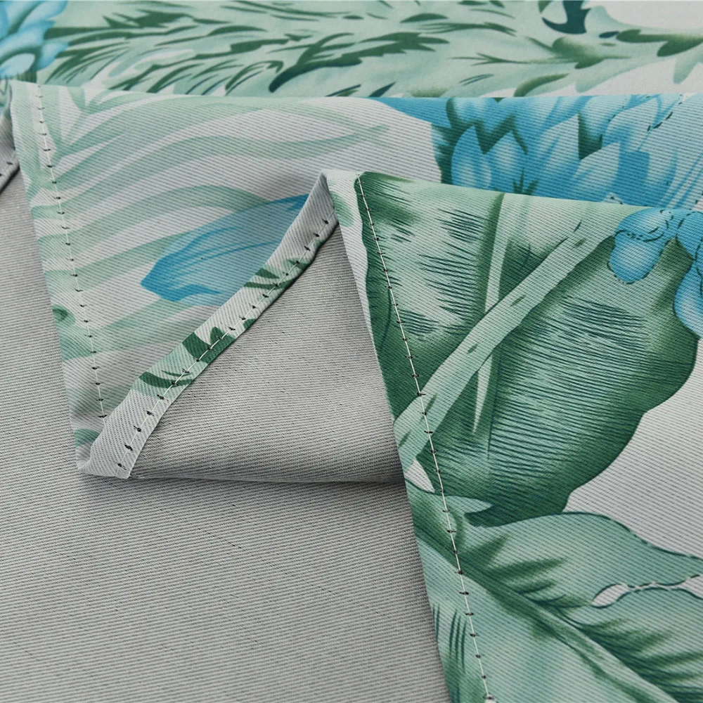 Затемненные занавески на тропические растения печати Термальность изоляционный