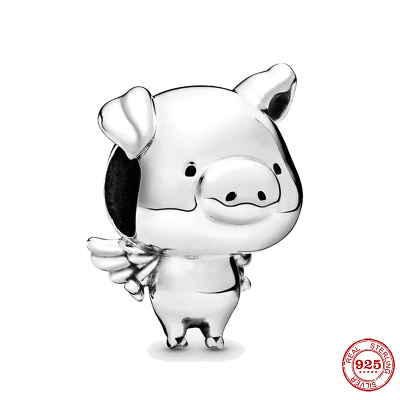 Новый Кулон Из Бусин летающая Свинья Для Рукоделия Уникальные Браслеты В Стиле