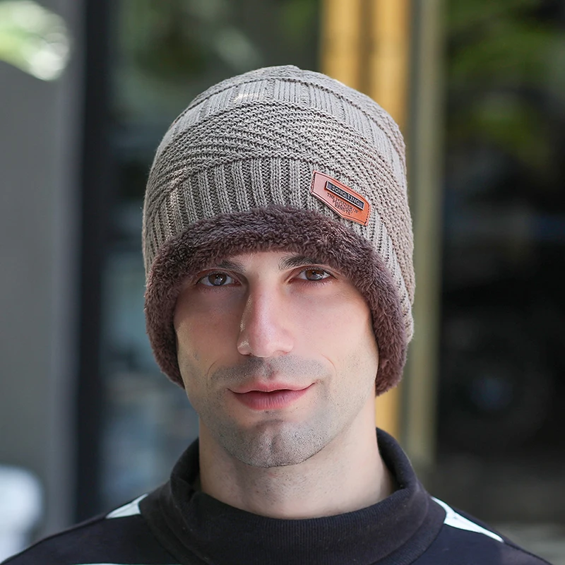 Теплые зимние головные уборы для мужчин и женщин Beanie подарки набор шарфов Skullies Beanies бархатная утолщенная шерстяная вязаная шапка-маска