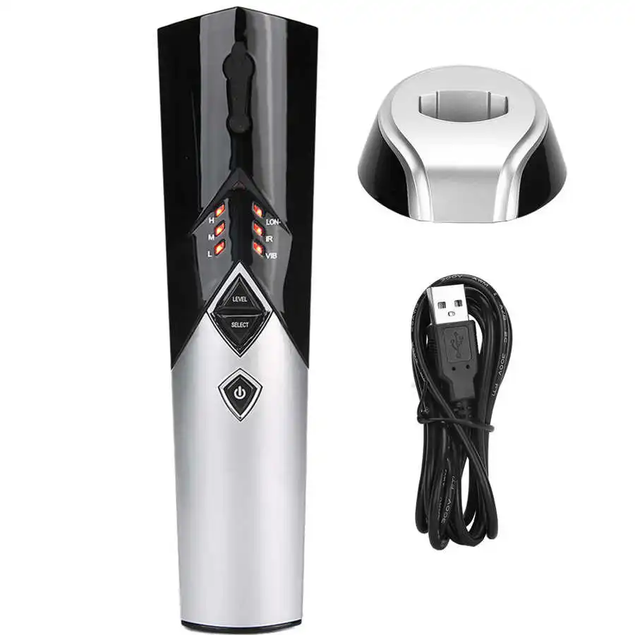 ИК-Расческа для роста волос Keratina регулируемая Лазерная Массажная Расческа