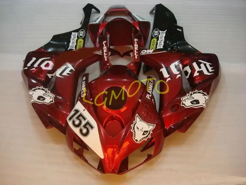 

free custom# honda cbr1000rr 2004-2005 injection bodywork HONDA CBR1000RR 2004-2005 04-05 fairings kit cowling #R6G23 RED 155