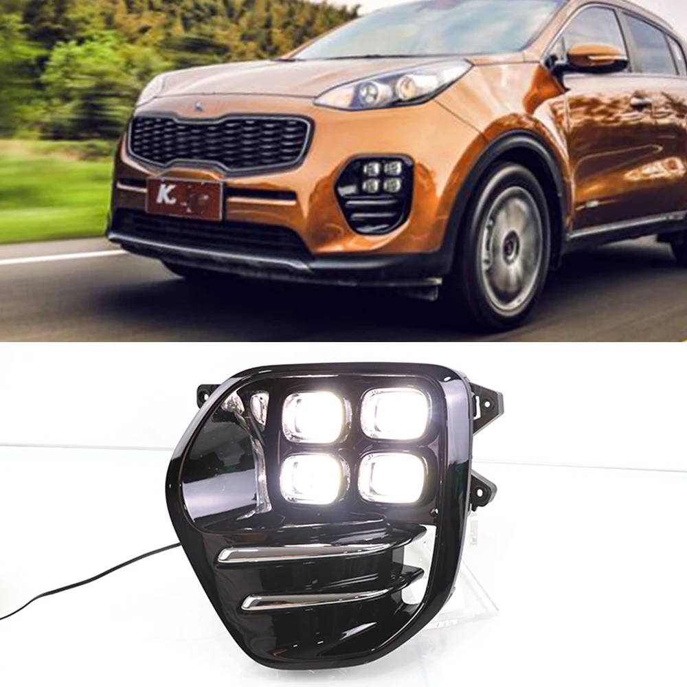 CSCSNL 2 шт. для KIA Sportage KX5 2016 2017 2018 светодиодный ные DRL дневные ходовые огни 12 В ABS