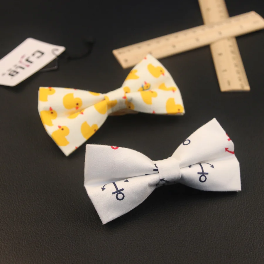 Linbaiway мультяшное оформление мужской галстук бабочка узкая аксессуары для