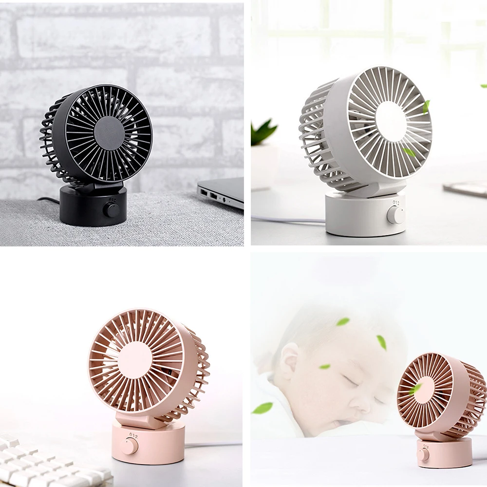 

Portable Fan Mini USB Charging Noiseless Desktop Electric Fan Summer Household Air Cooling Fan Gift Decoration For Office Home