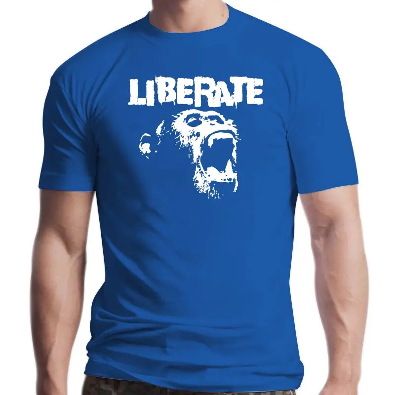 

New Liberate ALF Animal rights Tee T shirt Ape Monkey all sizes and colors