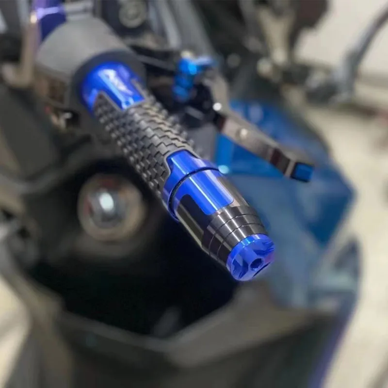 CNC 22 мм мотоциклетные ручки для руля крышка заглушки заднего вида