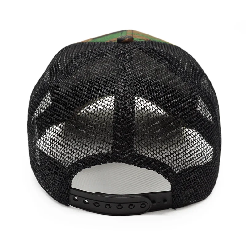 Кепка-бейсболка для мужчин и женщин модная камуфляжная сетчатая бейсболка с