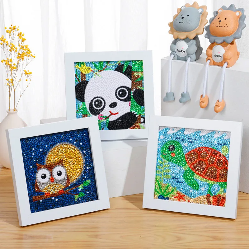 

Children's Gift Diamond Painting 5D Paste Diamond Size Diamond Bedroom Decoration Painting Peg Board Arts and Crafts for Girls