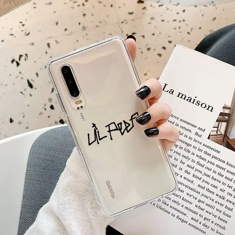 

Lil Peep Phone Case Transparent for Samsung A71 S9 10 20 HUAWEI p30 40 honor 10i 8x xiaomi note 8 Pro 10t 11