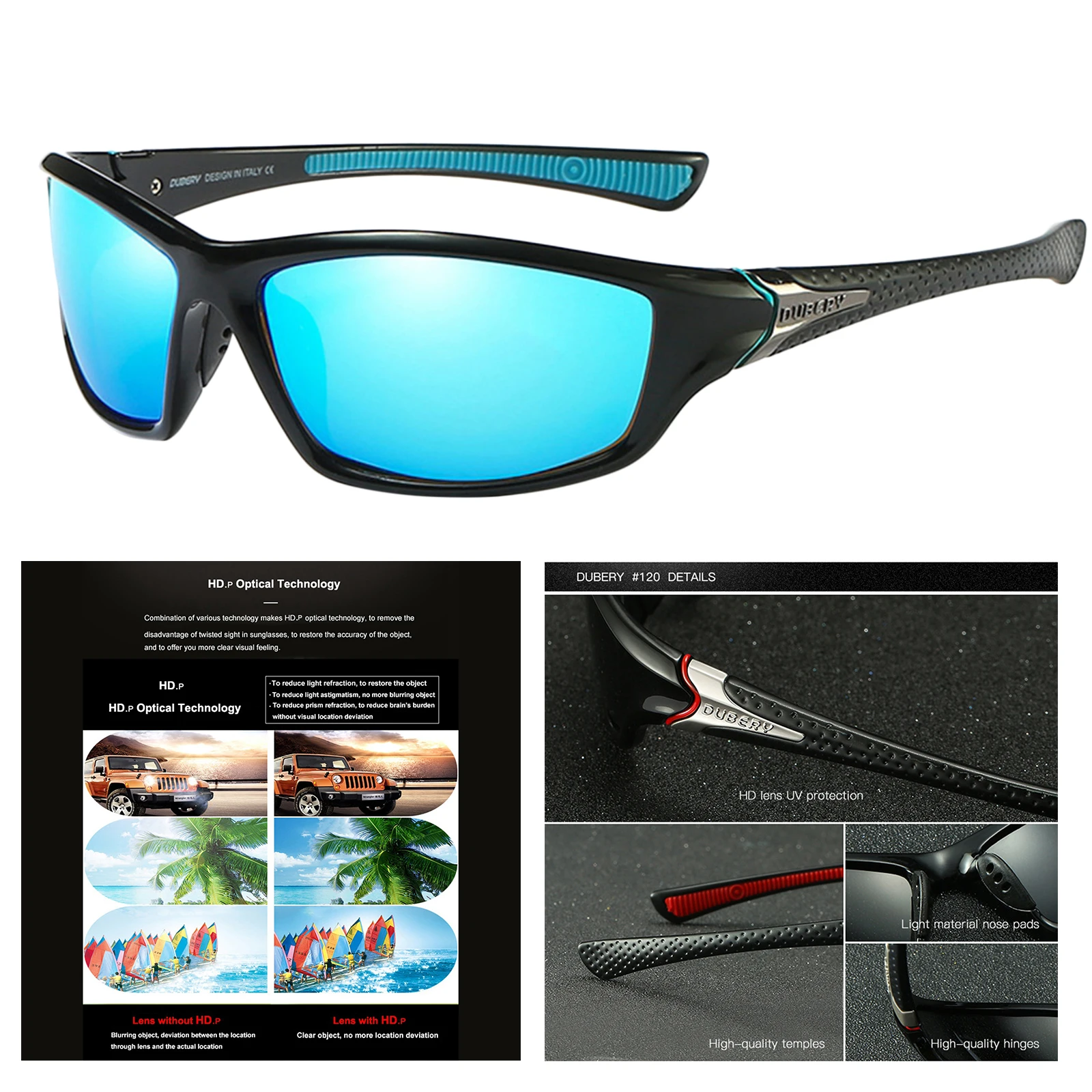 

Sports Sunglasses UV400 Goggles Ski Skiing Frame Anti- Stylish Glasses
