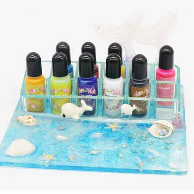 Tinta de arte con Alcohol, pigmento de resina l&iacute;quida, colorante, difusi&oacute;n de tinta para Resina epoxi UV, fabricaci&oacute;n de joyas DIY, 26 colores, 10ml/15ml-4