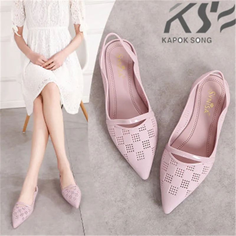 

2020 женская обувь на плоской резиновой подошве; Прозрачная обувь для женщин; Яркие летние Роскошные Дизайнерские Туфли известного бренда на ...