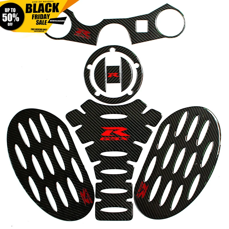 

Motorcycle 3D GSX-R Tank Pad Cap Stickers For Suzuki GSXR600 750 1000