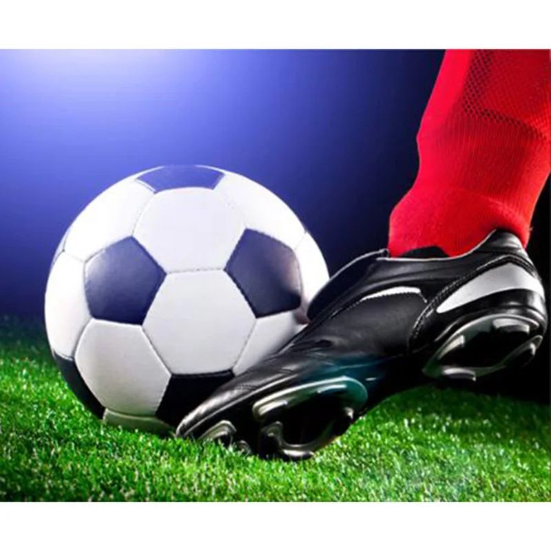 Алмазная живопись сделай сам футбольные ноги Атлетическая обувь полная вышивка