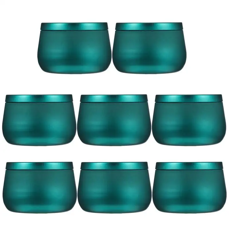 Жестяная Банка для чая 8 шт. круглая коробка хранения свечей конфет бусинок