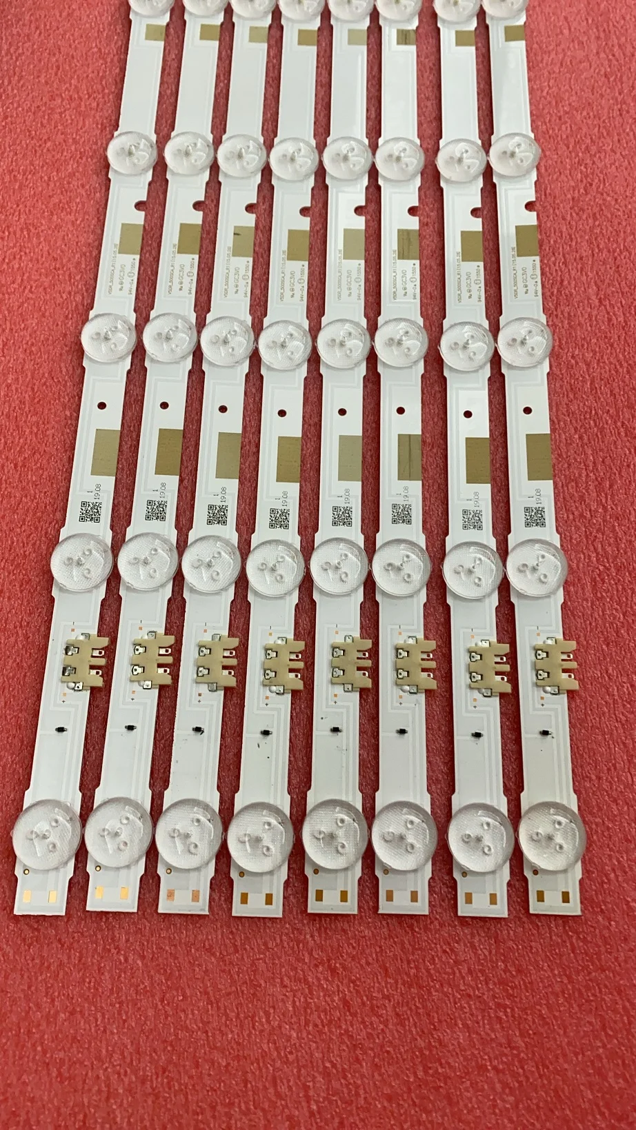 16 шт./компл. светодиодный подсветка полосы для samsung UE50JU6800K BN96-38479A 38480A V5DR_500SCA_R1 V5DR_500SCB_R1 UN50JS7000 38479B