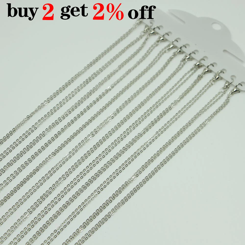 12 шт./упак. 40 см белый K ожерелье Шарм Ювелирные Набор сделай сам для бижутерии