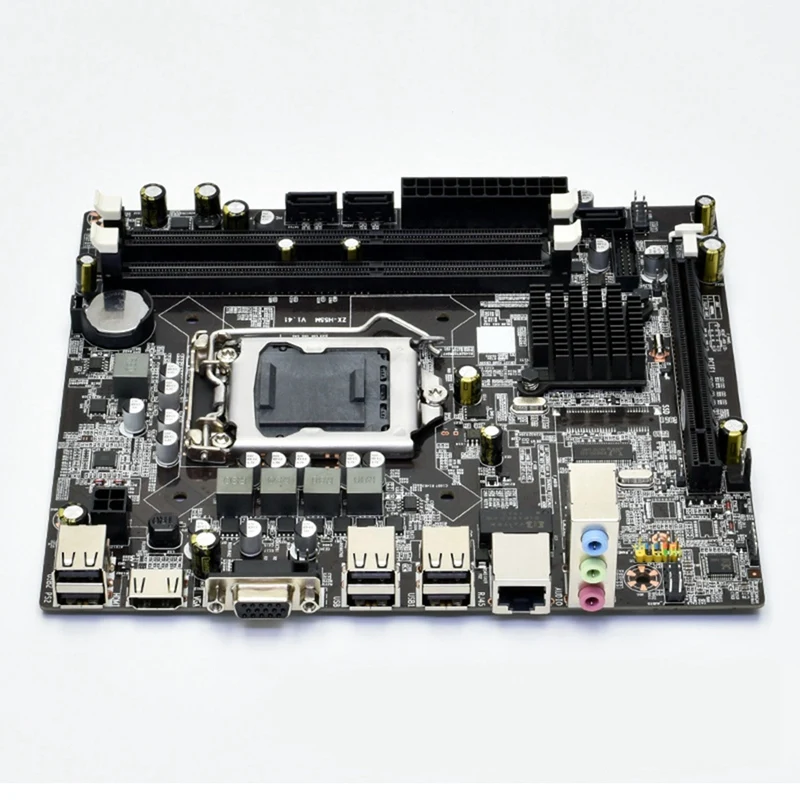Материнская плата H55 LGA1156 2XDDR3 поддерживает 8G SATA2.0 PCI-E X16 для серверной серии |