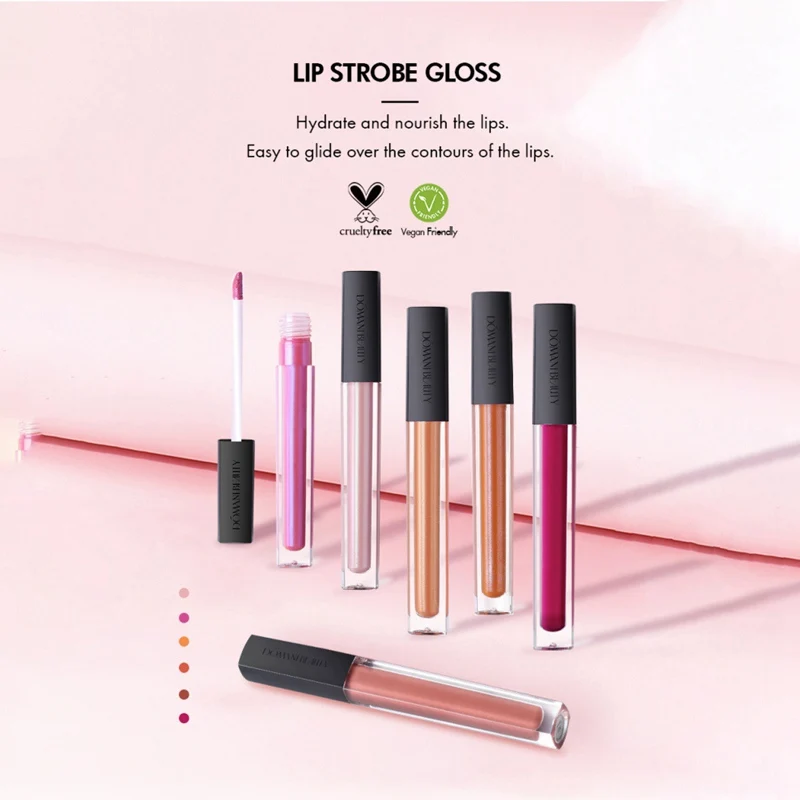 Антипригарный бархатный глянцевый блеск для губ водонепроницаемый и прочный