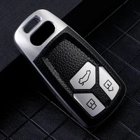 new style tpu leather car key cover case shell for audi a6 a5 q7 s4 s5 a4 b9 a4l 4m tt tts rs 8s 2016 2017 2018 accessories