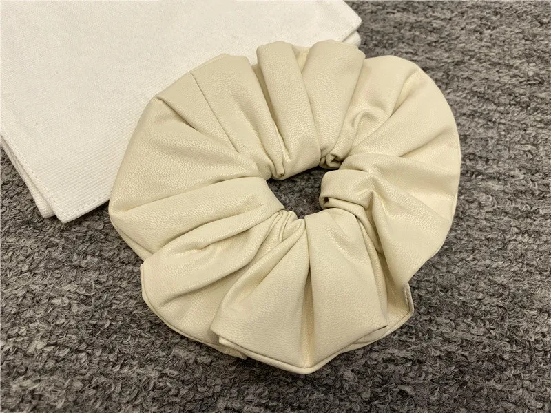 Женская резинка для волос из искусственной кожи новинка 2021 модная эластичная