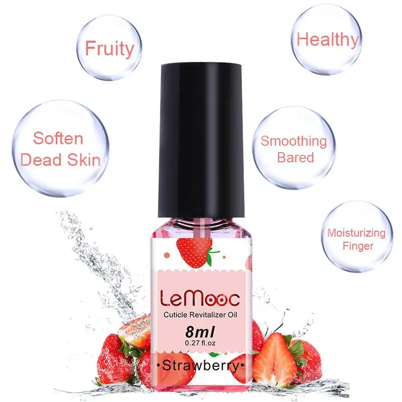 Масло для кутикулы LEMOOC ногтей фруктовый цветок Лечение питание инструмент ухода