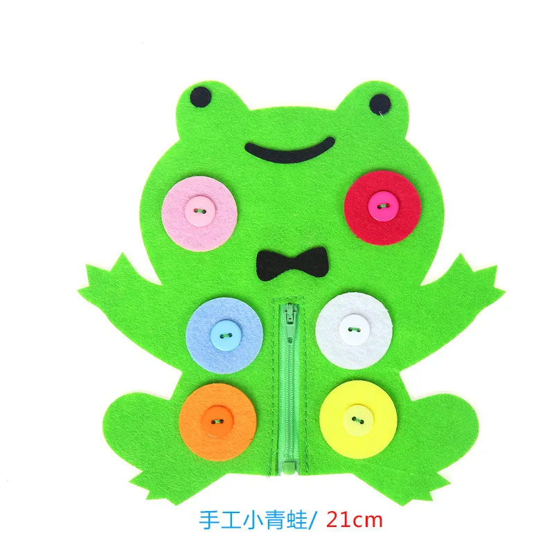 1 шт. ручная кнопка на молнии для обучения детского сада ткань рукоделия Игрушки