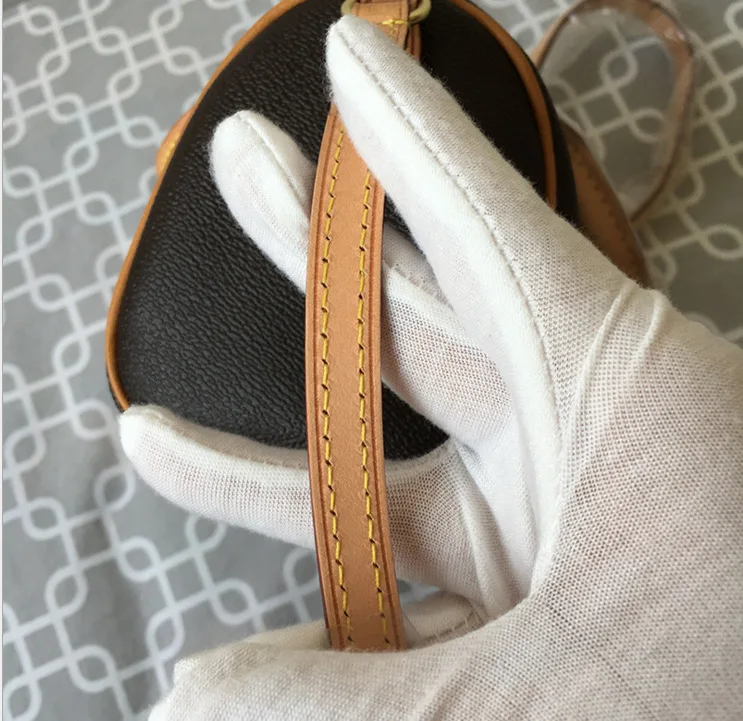 

Luxury Brand Nano Speedy Bags For Women 2020 Genuine Leather Quality Designer Shoulder Bag Monogram Strap Crossbody Bags