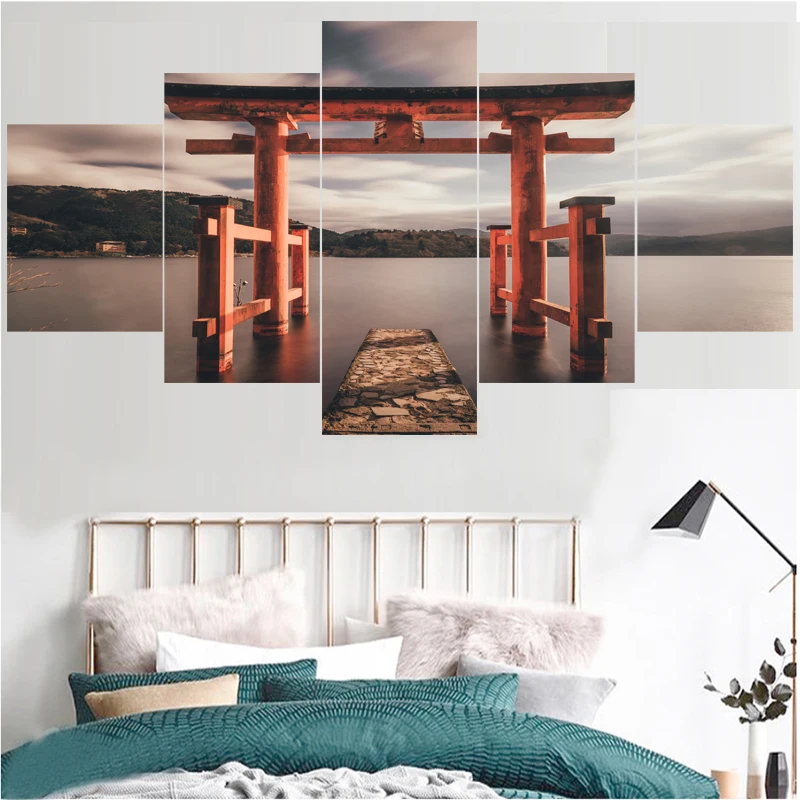5 шт. настенные картины в японском стиле|Рисование и каллиграфия| |