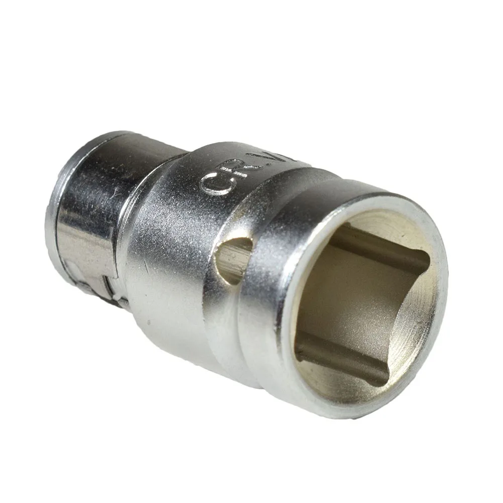 

Screwdriver Socket Adapter Retainer Bit Holder Adaptor Chrome plated 1/2" Drive 10mm Hexagon New
