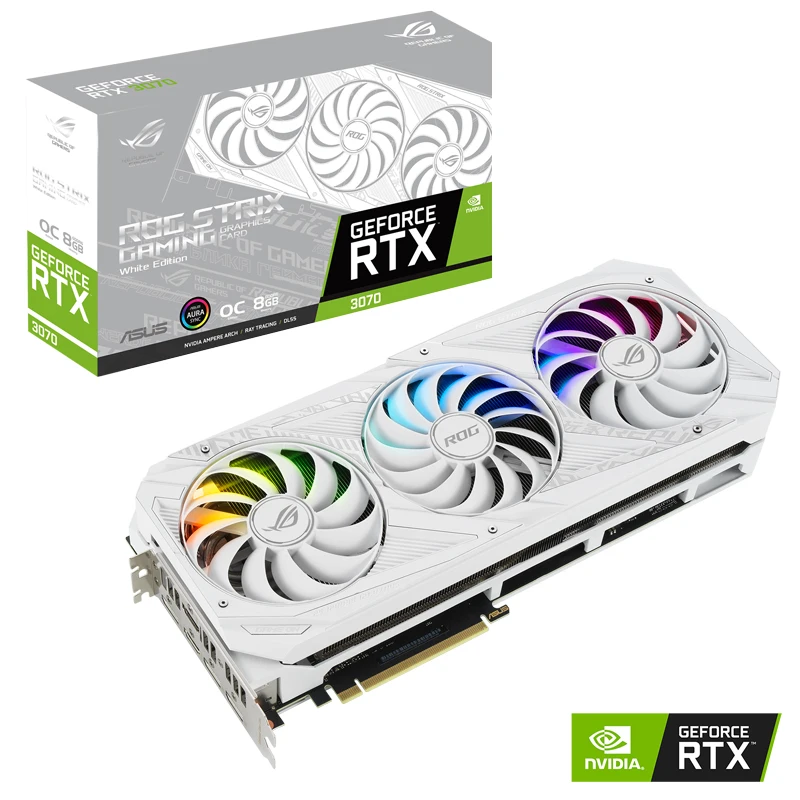 Видеоигра ASUS RTX3070 O8G белый Raptor TUF Снежный Леопард киберпанк | Обустройство дома