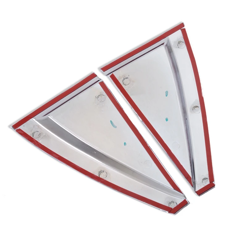 Хромированное заднее окно столб тройной угол крышка отделка украшения внешние